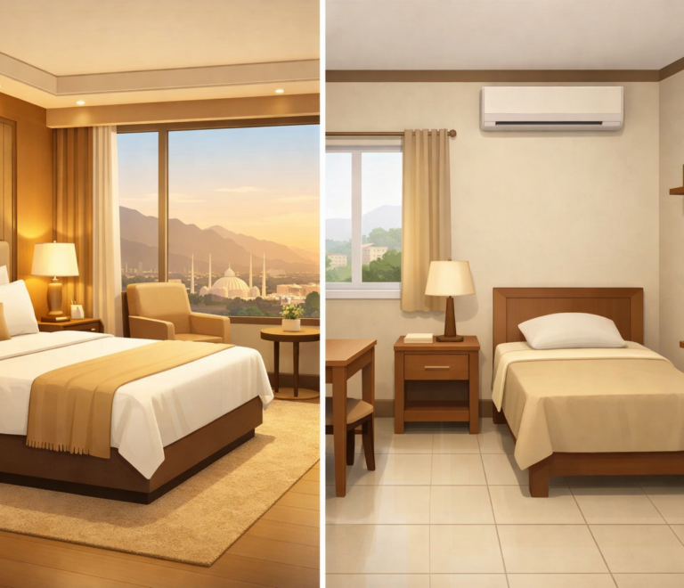 Hotel Rooms vs Guest Houses in Islamabad What’s Better?